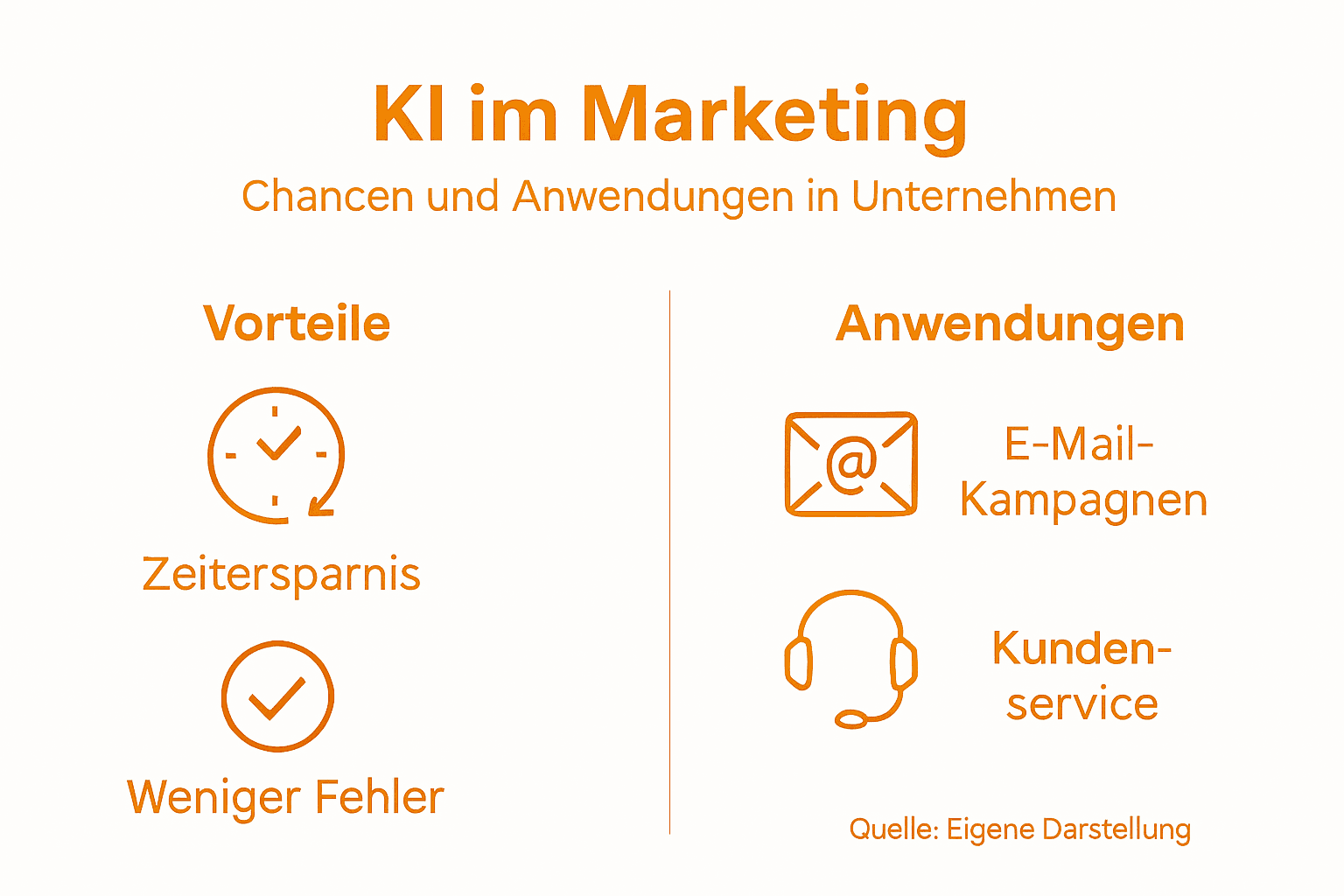 Infografik: Wie Künstliche Intelligenz das Marketing verändert – Potenziale und Anwendungsbereiche im Überblick