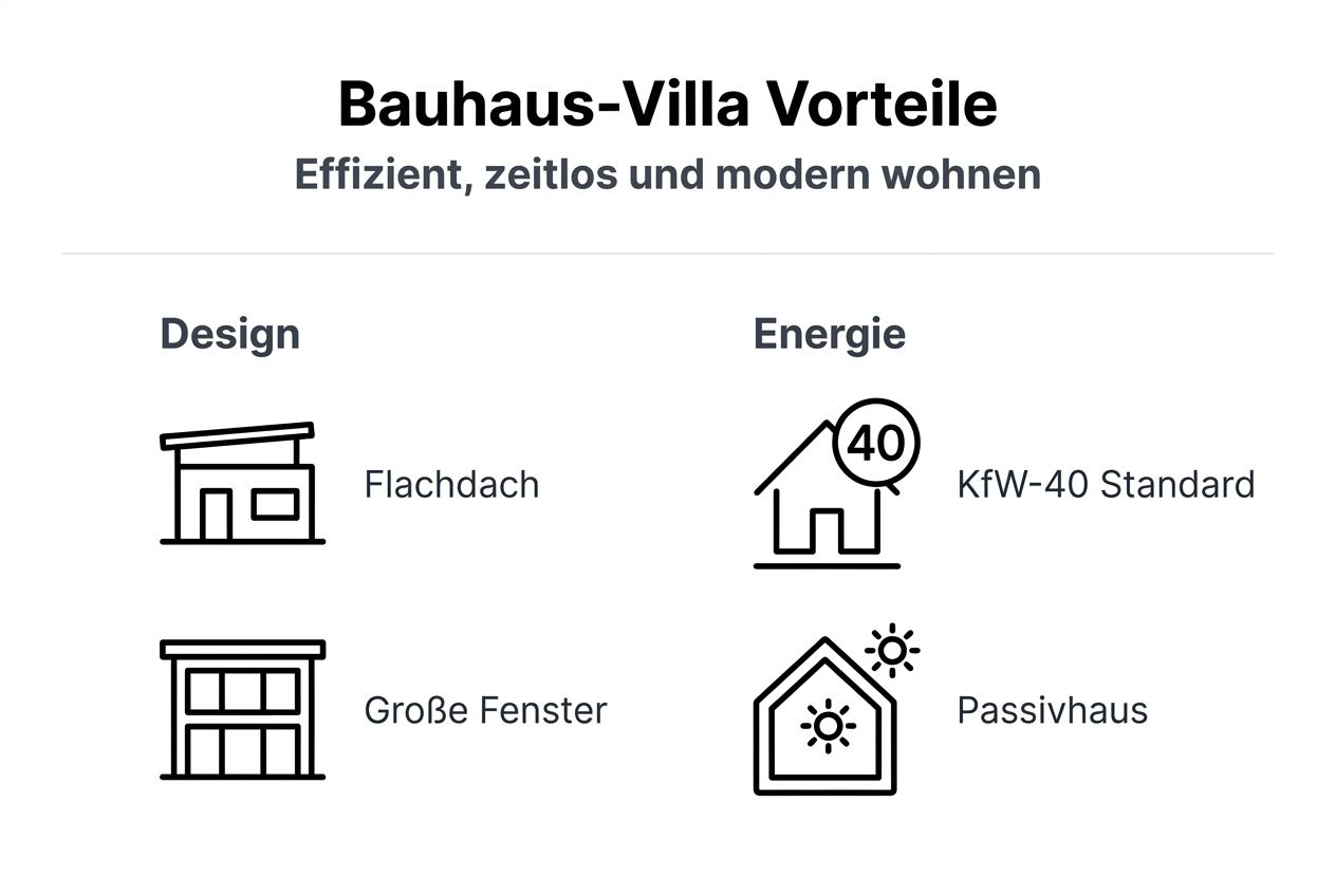 Energieeffizienz und architektonische Gestaltung moderner Bauhaus-Villen – eine anschauliche Übersicht