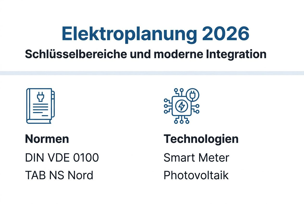 Übersicht: Moderne Elektroinstallationen und innovative Planungslösungen auf einen Blick