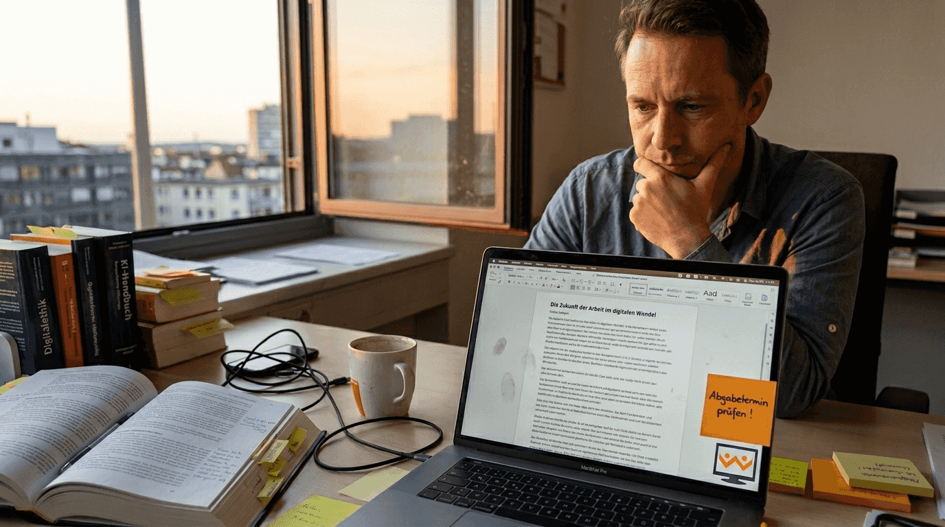 Jemand legt die Überprüfung eines von KI unterstützten Artikellentwurfs vorerst auf Eis.