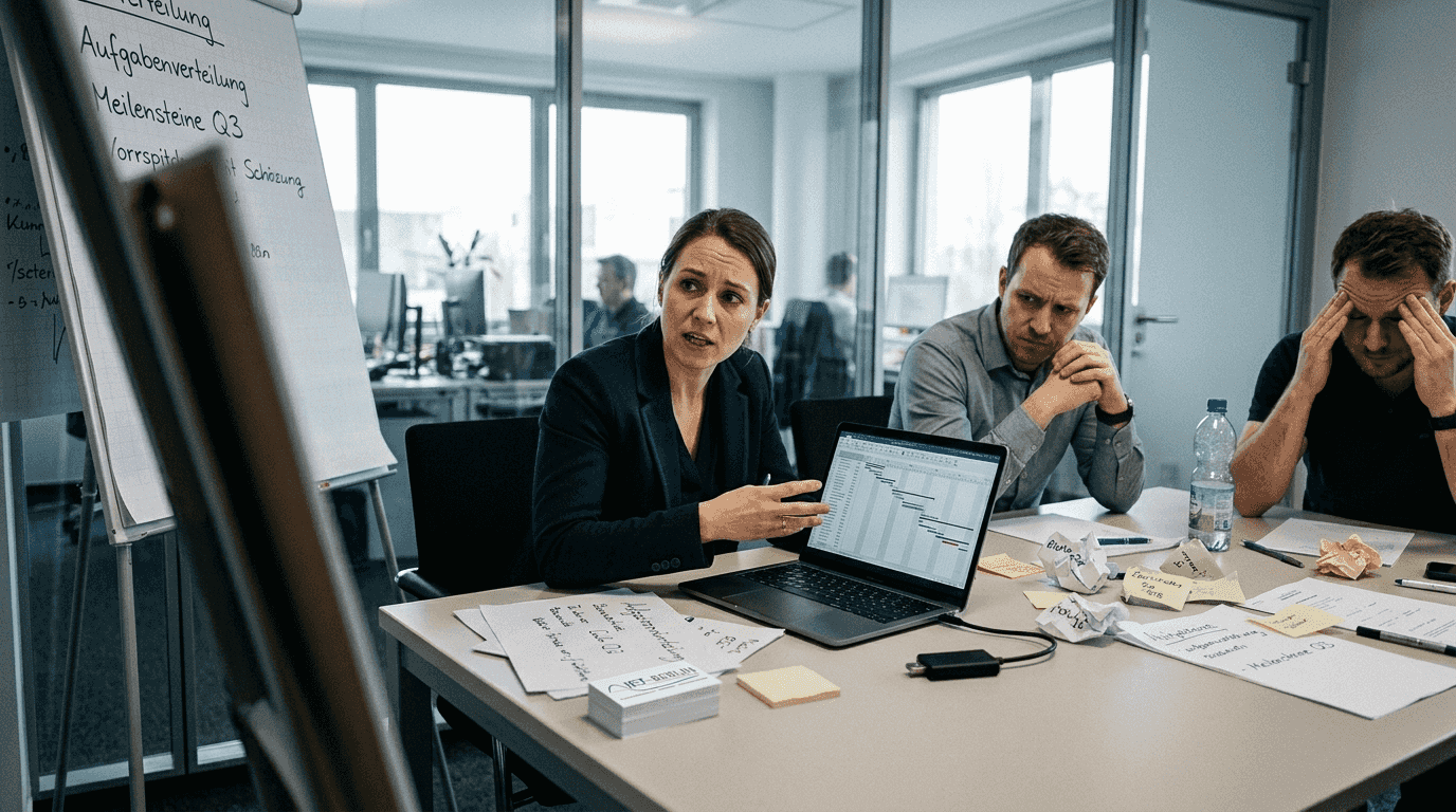 Effektive Abstimmung im Elektrotechnik-Teammeeting