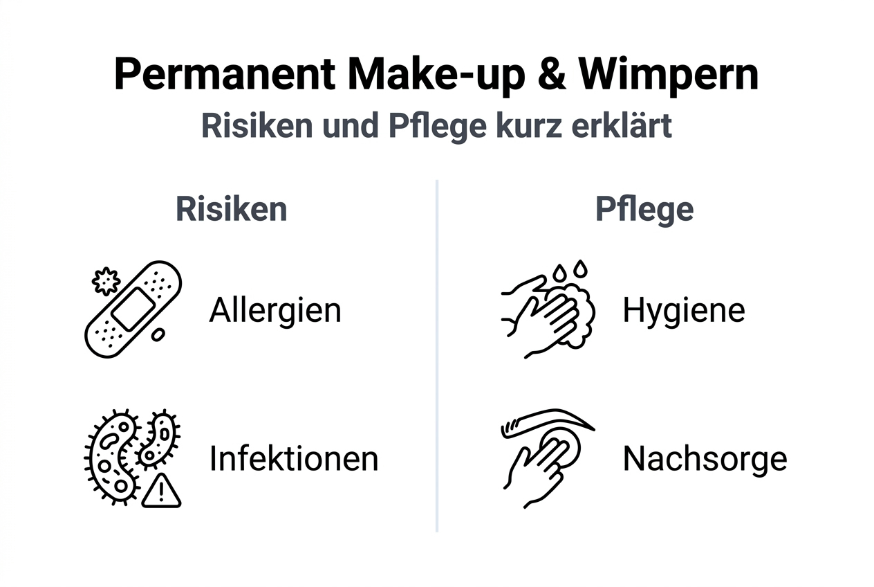 Übersicht: Risiken und richtige Pflege beim Permanent Make-up