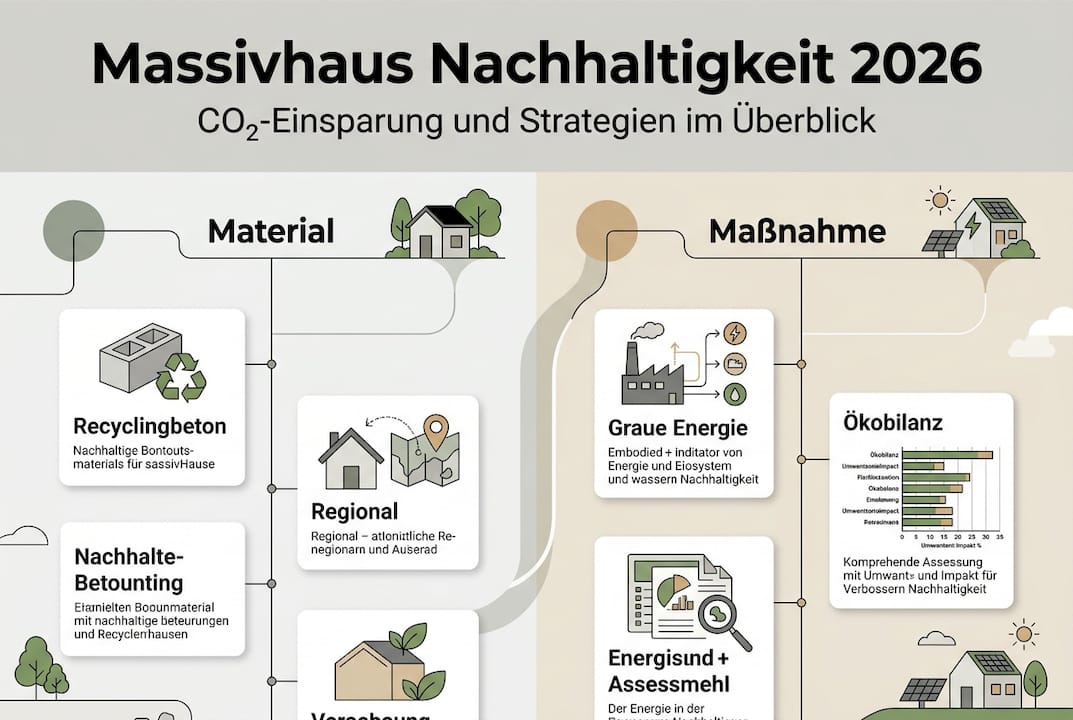 Nachhaltige Bauweise: Die wichtigsten Fakten im Überblick für massive Häuser