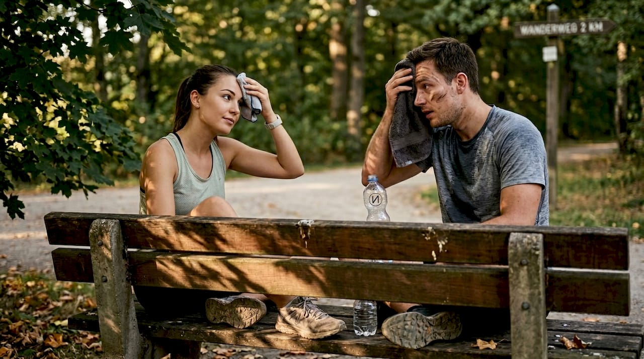 Permanent Make-up: Zeitsparend, sicher und selbstbewusst 2 Frau beim Joggen mit langanhaltendem Permanent Make-up