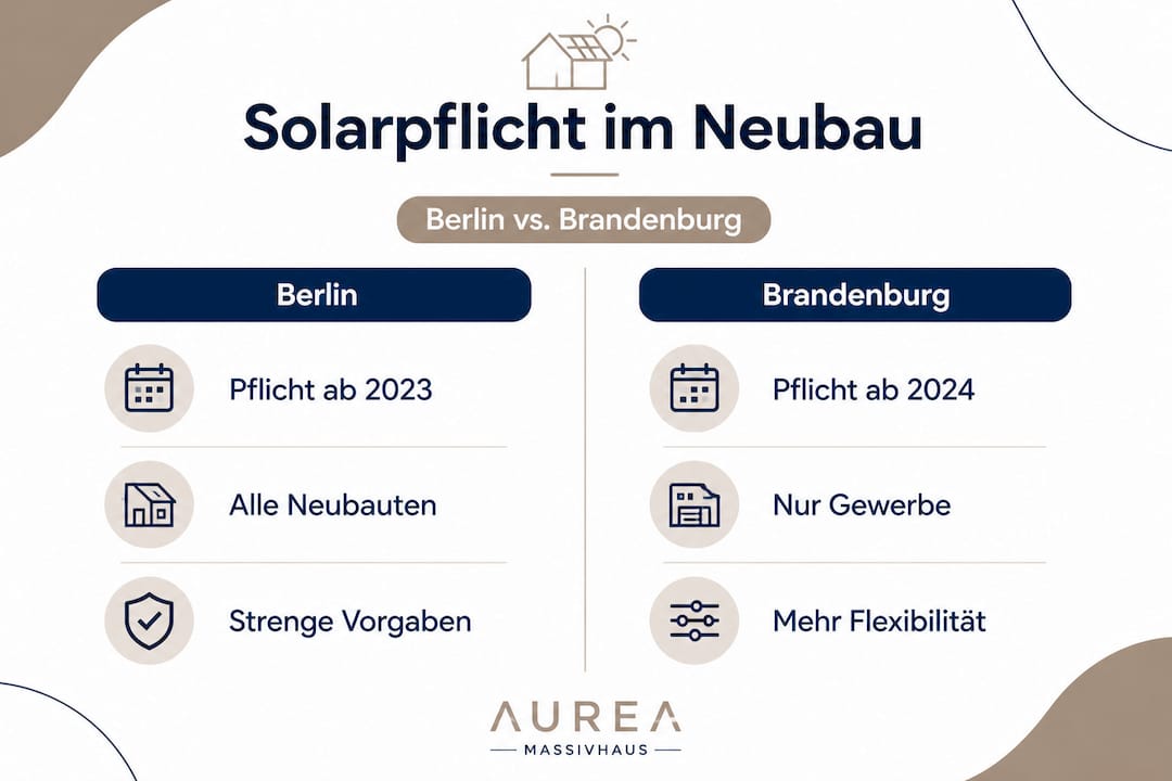 Solarpflicht im Vergleich: Berlin und Brandenburg im Überblick (Infografik)