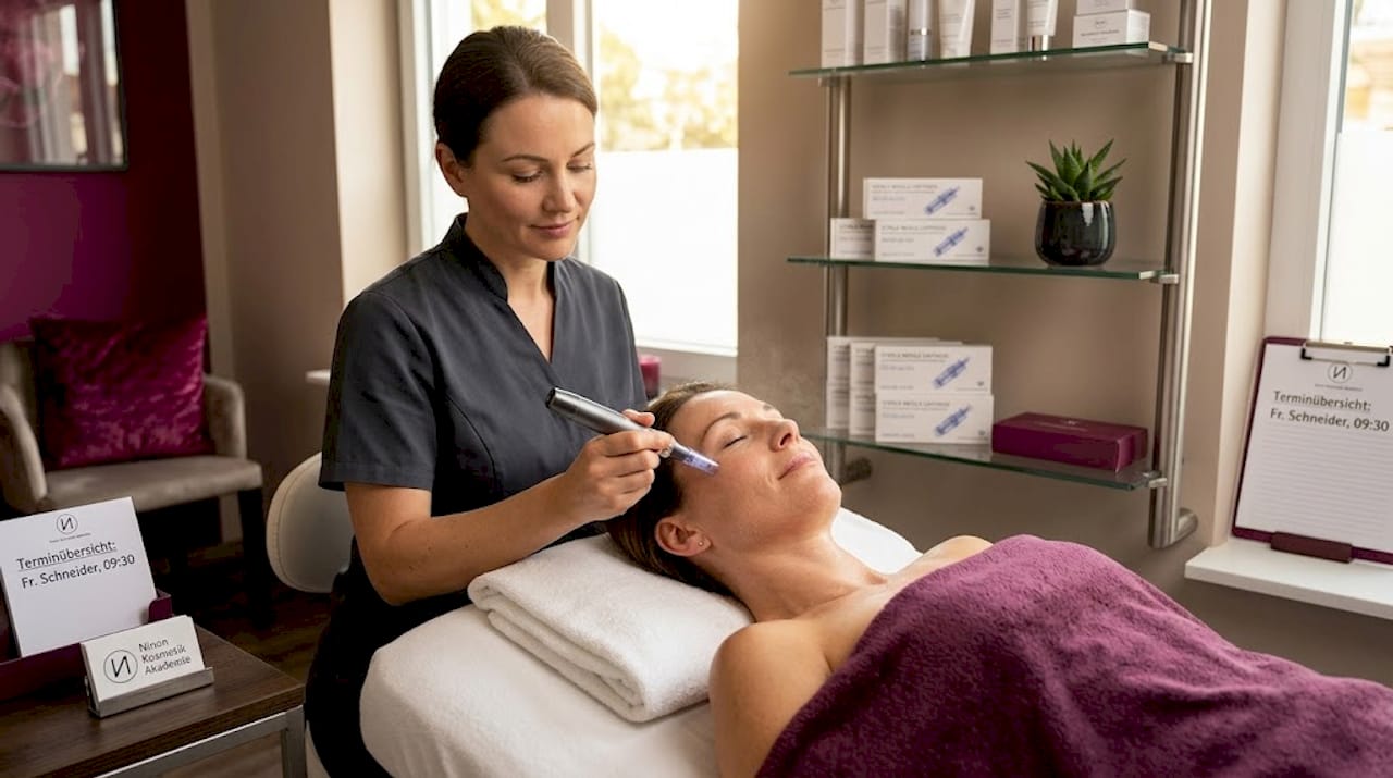 Microneedling – professionelle Anwendung im Kosmetikstudio