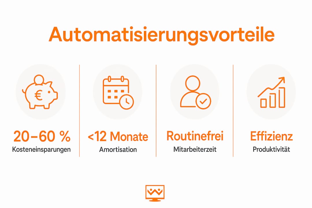 Grafik: So profitieren mittelständische Unternehmen von Automatisierung