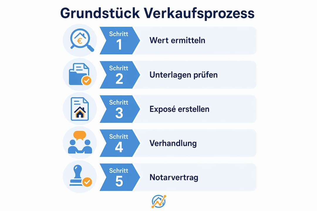 Übersichtsgrafik mit den einzelnen Phasen des Verkaufsprozesses