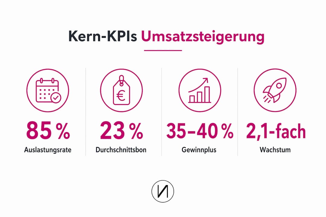Umsatzsteigerung im Kosmetikstudio 3 Übersichtliche Infografik mit den wichtigsten Umsatzzahlen für Ihr Kosmetikstudio