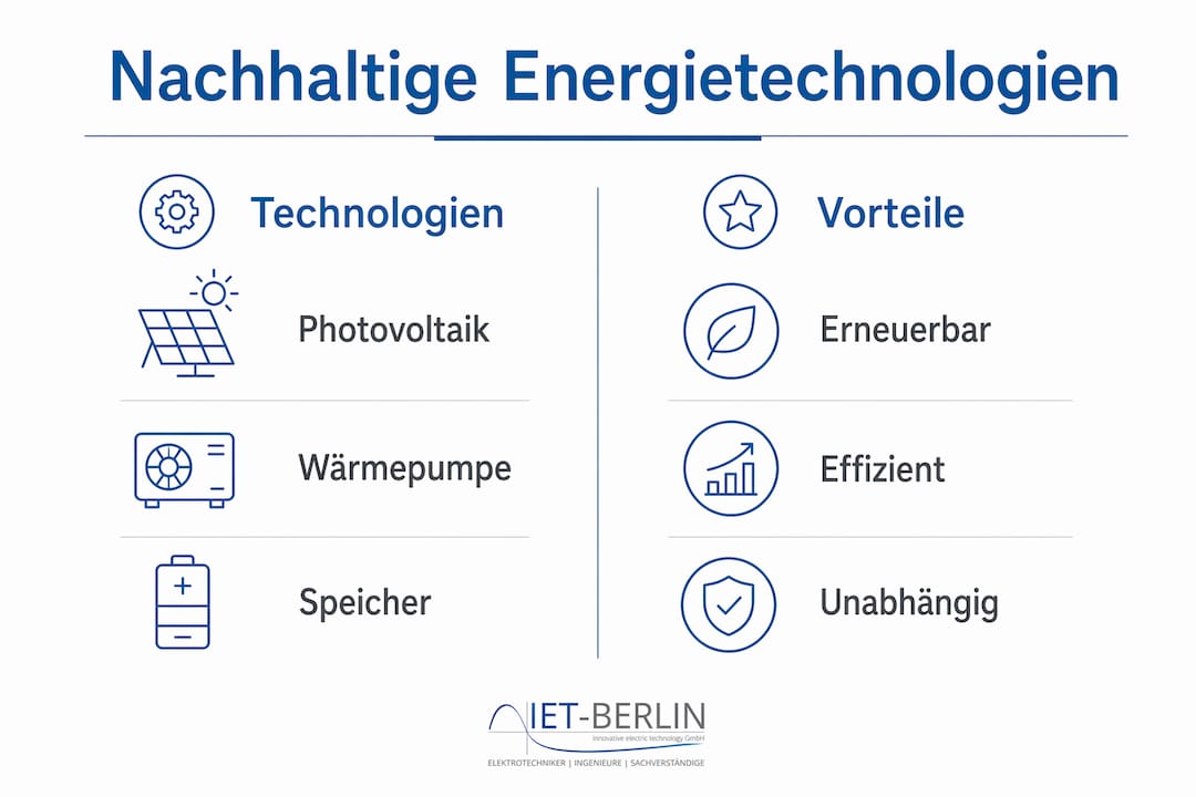 Nachhaltige Energietechnologien im Vergleich: Welche Lösungen bieten welche Vorteile?