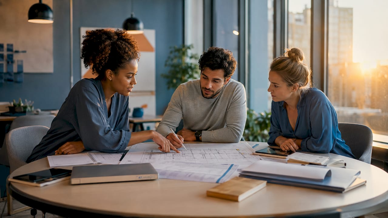 Unser Team organisiert seine Termine effizient mit digitalen Planungstools.