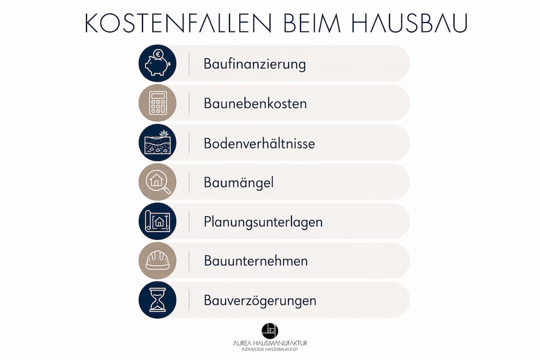 Infografik: Diese Kostenfallen beim Hausbau sollten Sie kennen