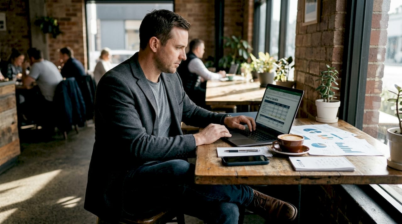 Financial adviser comparing fixed and variable loans