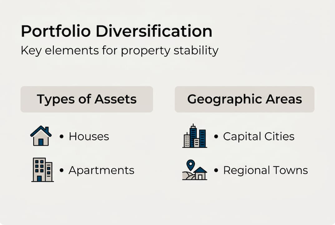 Infographic on property diversification basics