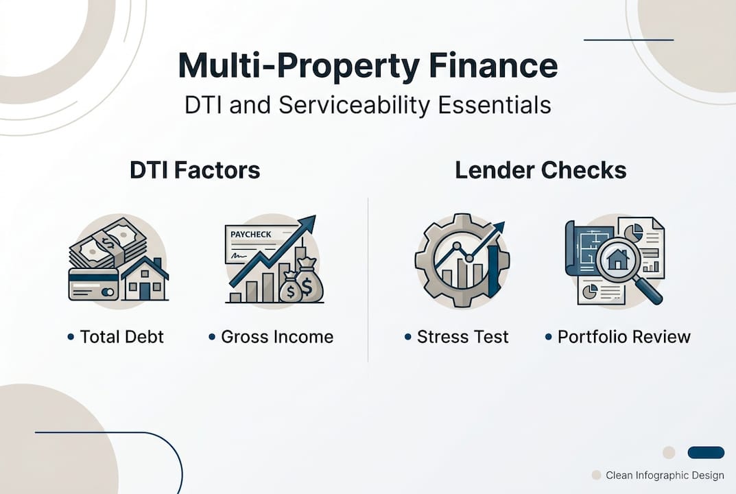 Infographic showing DTI and lender checks