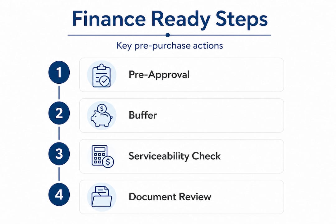 Step-by-step finance preparation for property buyers