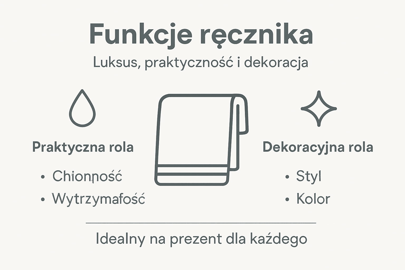 Infografika: Dlaczego ręcznik to świetny pomysł na prezent