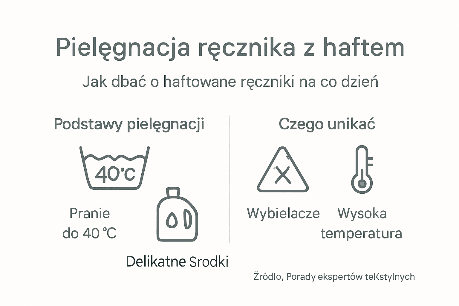 Praktyczny przewodnik: jak dbać o ręczniki z haftem