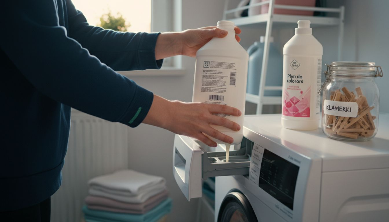 Jak prawidłowo dozować detergent do prania kolorowych ubrań