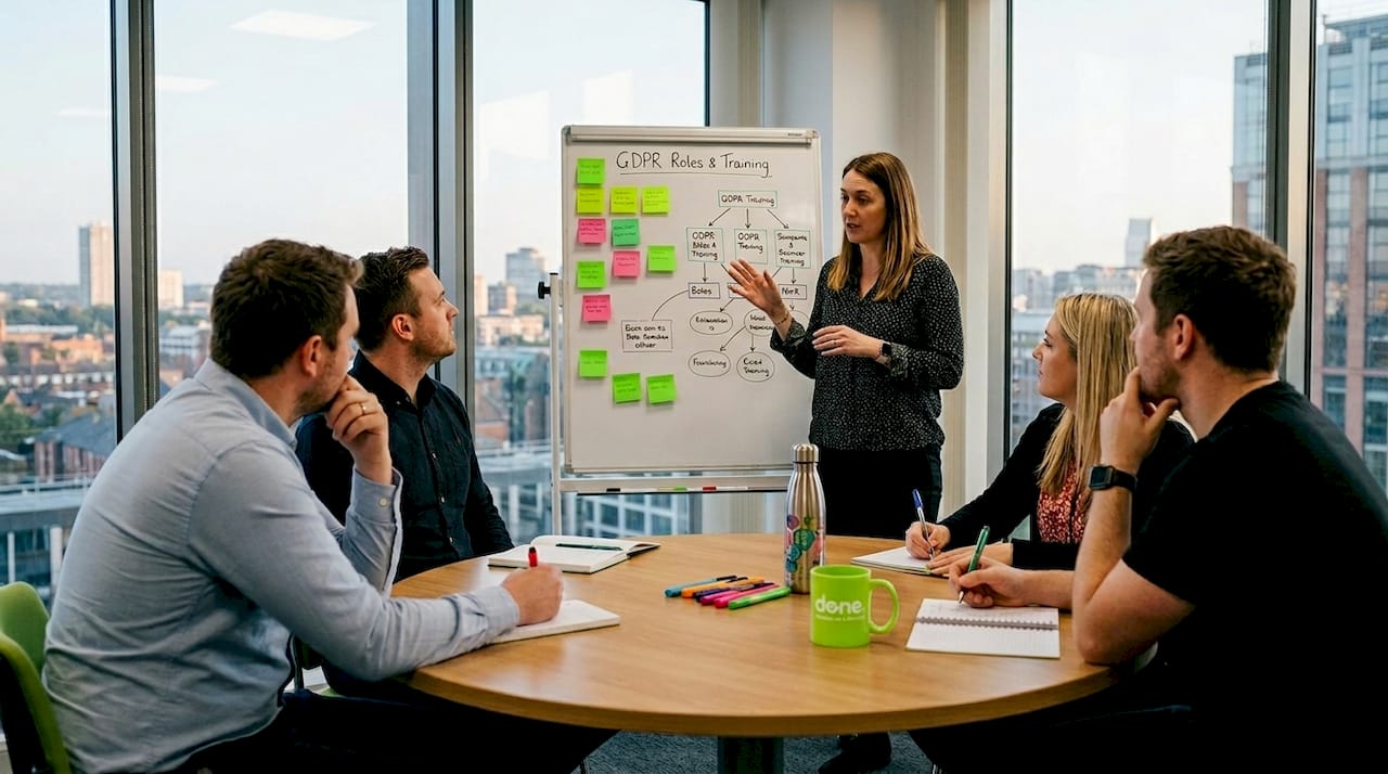 SME staff in GDPR roles training session
