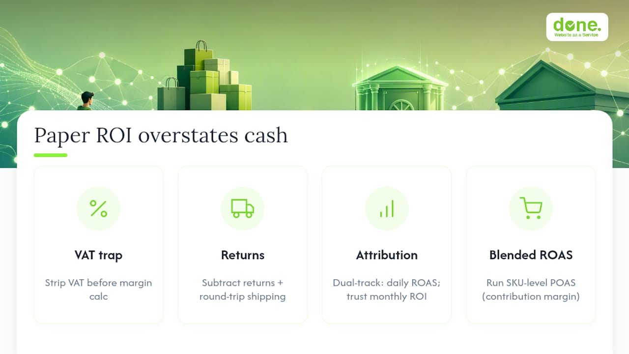 Four ecommerce ROI reporting mistakes