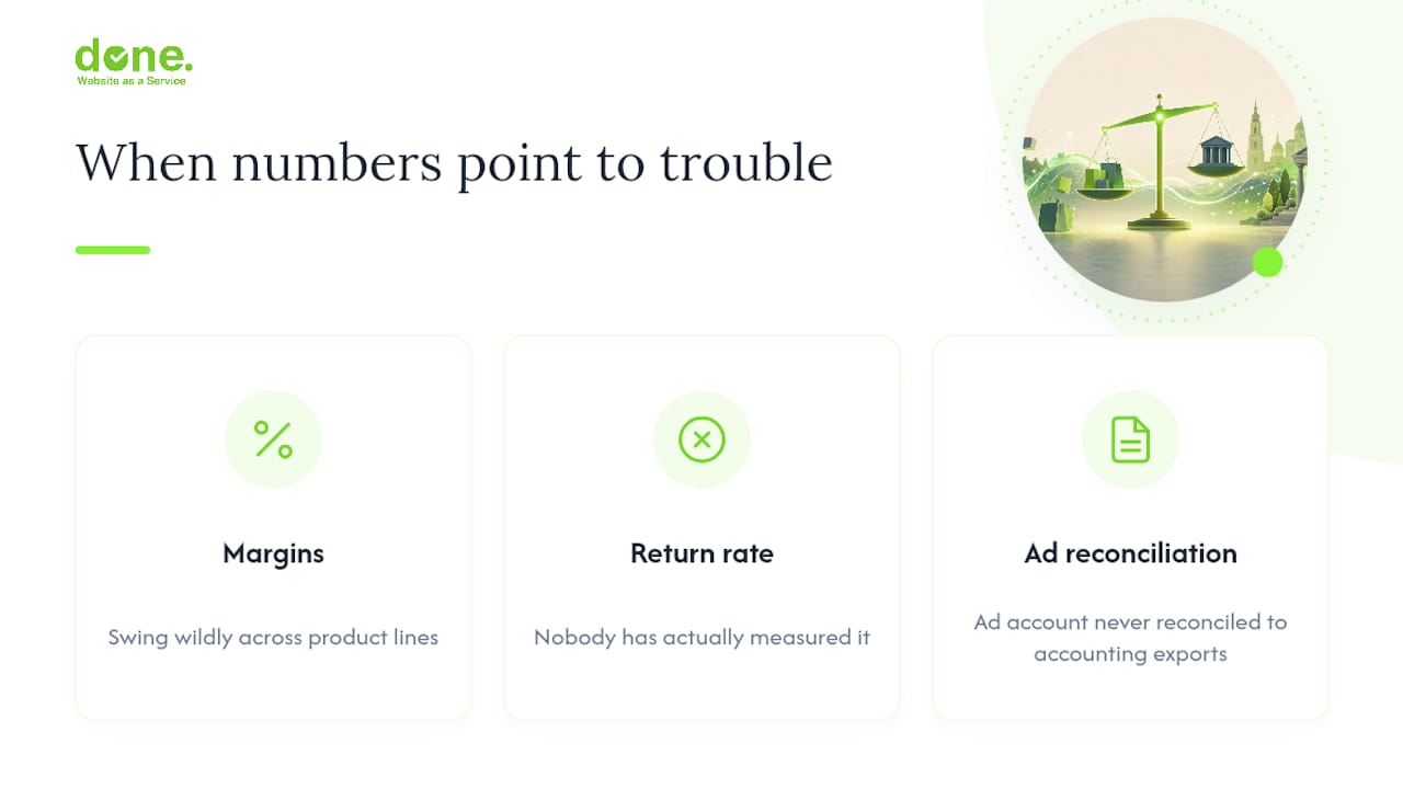 What we see when e-commerce owners get their numbers wrong — overview diagram