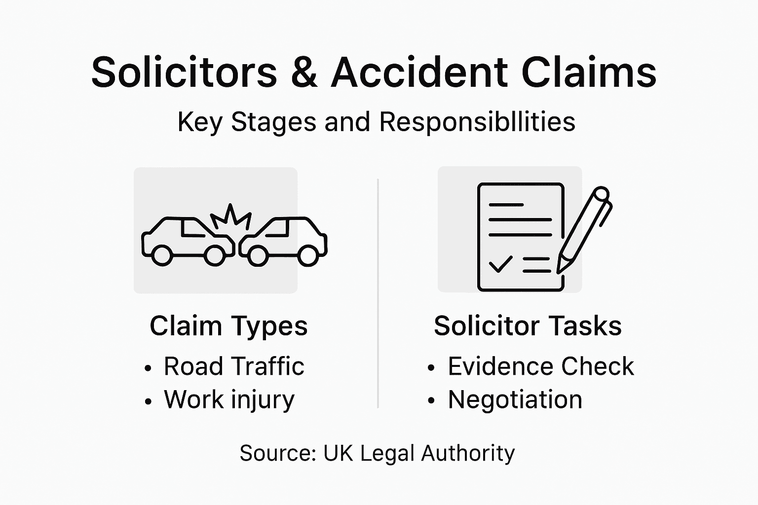 Infographic shows solicitor’s role in accident claims