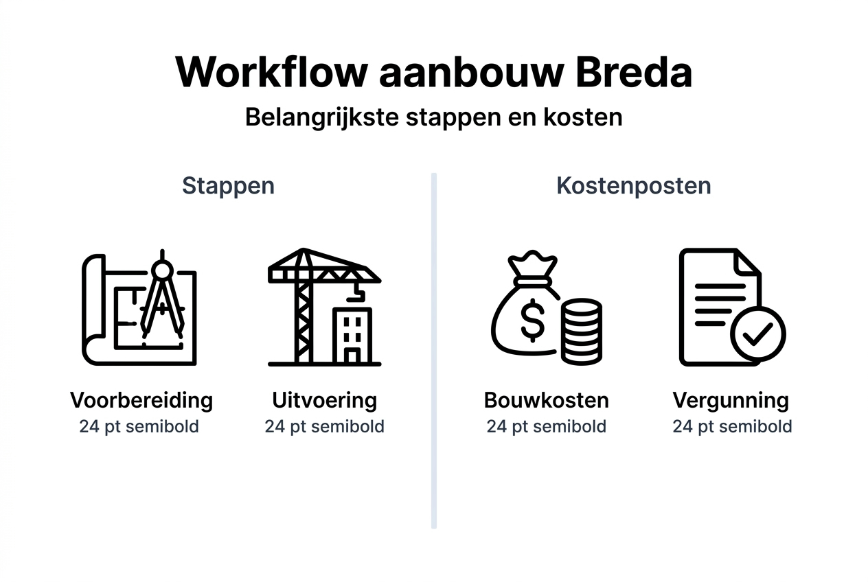 Overzicht: stappen en kosten bij het uitbouwen van je woning
