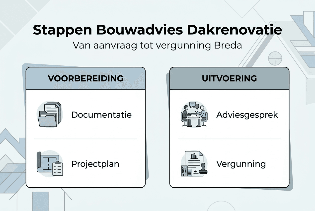 Infographic: zo pak je bouwadvies en renovatie aan in Breda