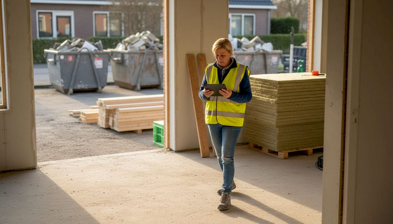 Inspecteur beoordeelt duurzame nieuwbouwwoningen