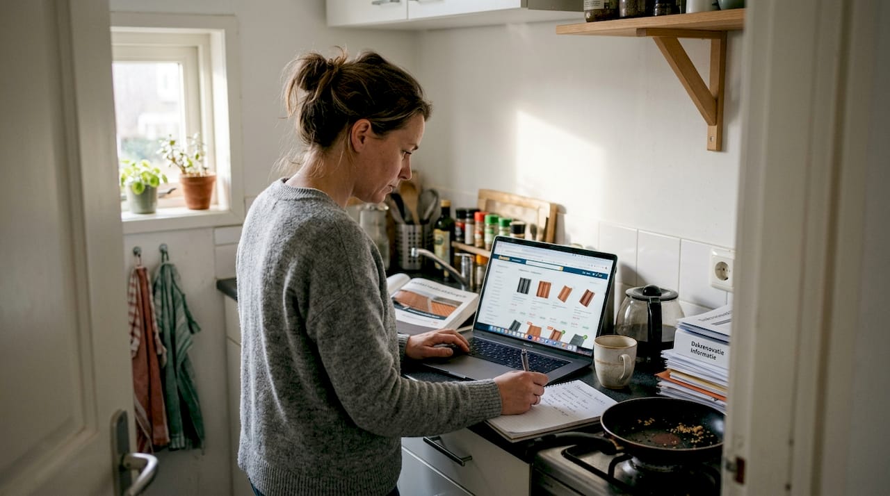 Huiseigenaren zoeken online naar de beste opties voor dakbedekking