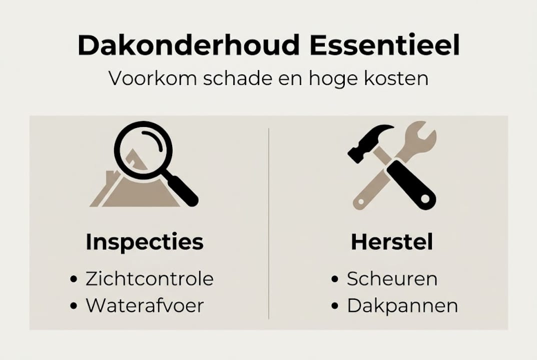 Infographic: Alles wat je moet weten over dakonderhoud en -reparatie