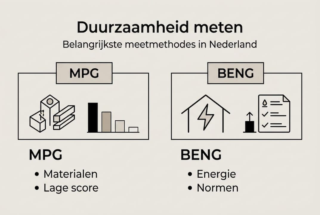 Visueel overzicht: Hoe meet je duurzaamheid?