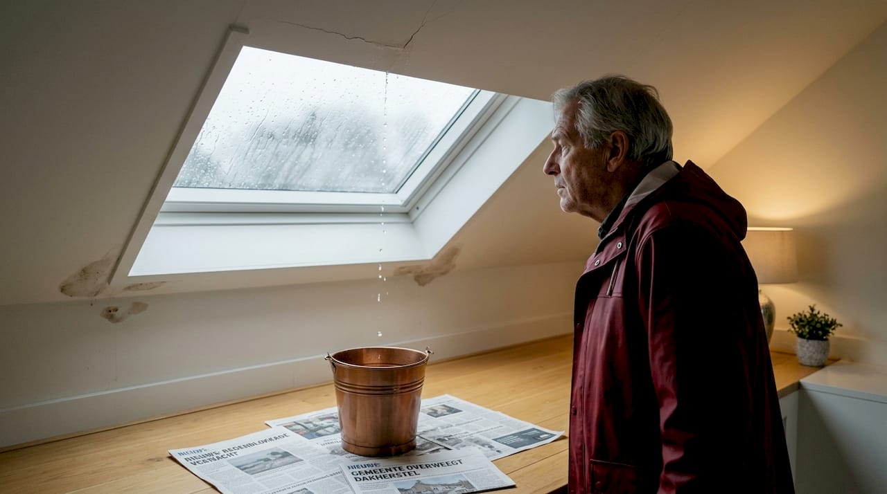 Vochtproblemen in huis door een slecht dak