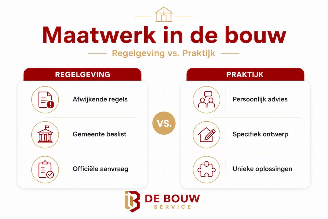 Infographic: Maatwerk in de bouw – regelgeving en de dagelijkse praktijk
