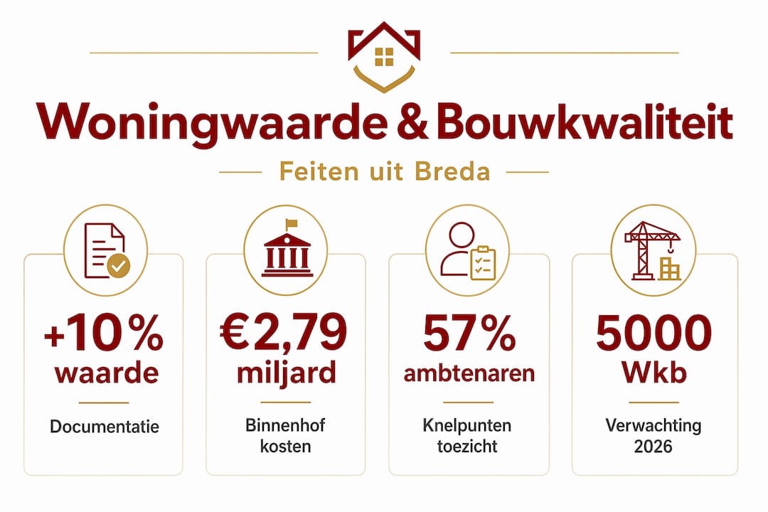 Infographic brengt belangrijkste cijfers over bouwkwaliteit in beeld