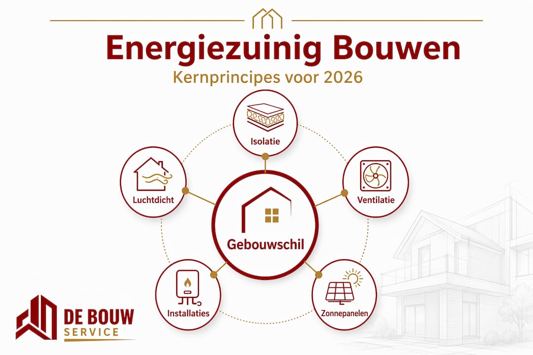 Overzicht: de belangrijkste uitgangspunten voor duurzaam en energiezuinig bouwen