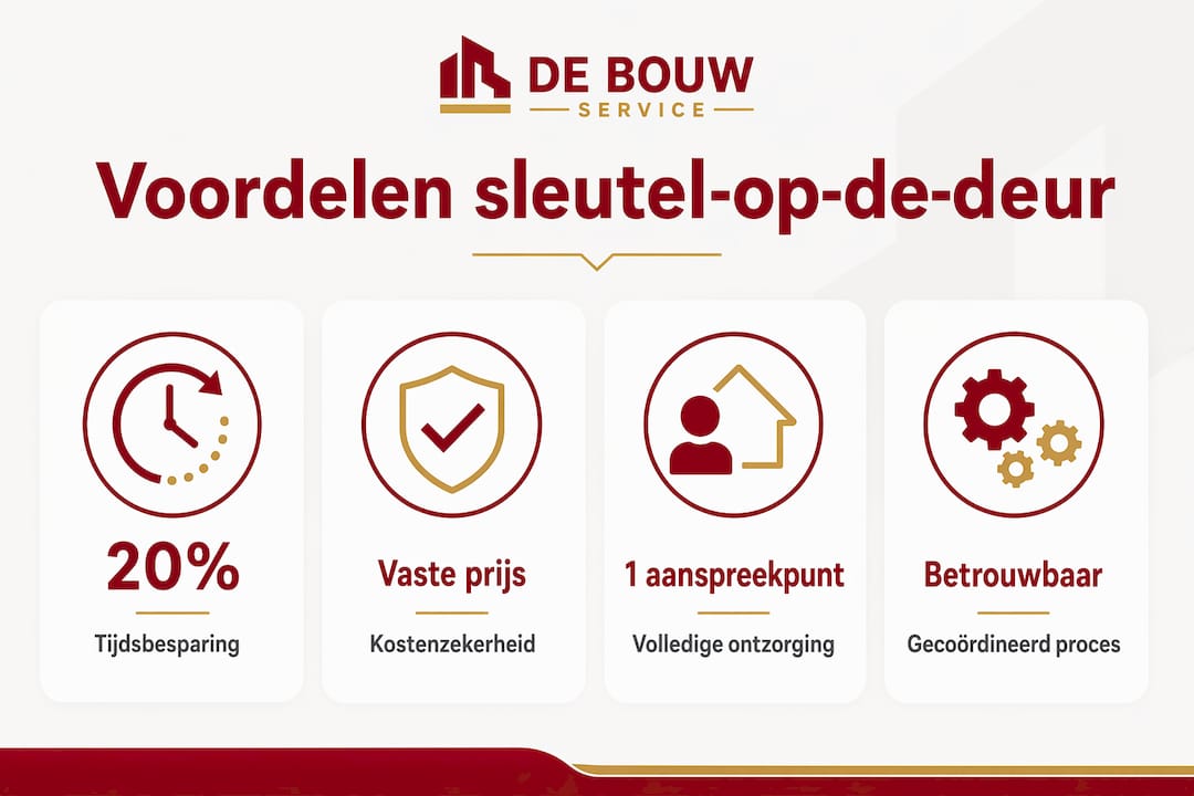 Infographic: de pluspunten van bouwen met een sleutel-op-de-deur formule