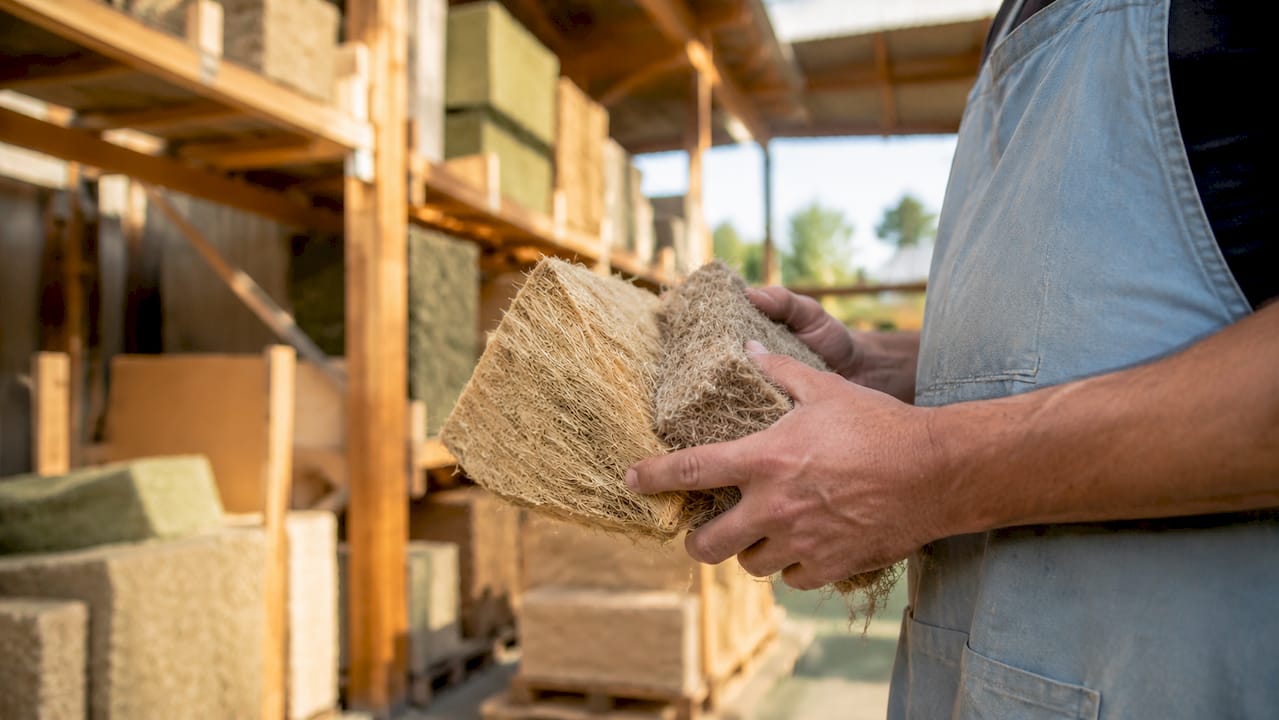 Duurzame isolatiematerialen zelf ervaren: pak ze vast in de winkel