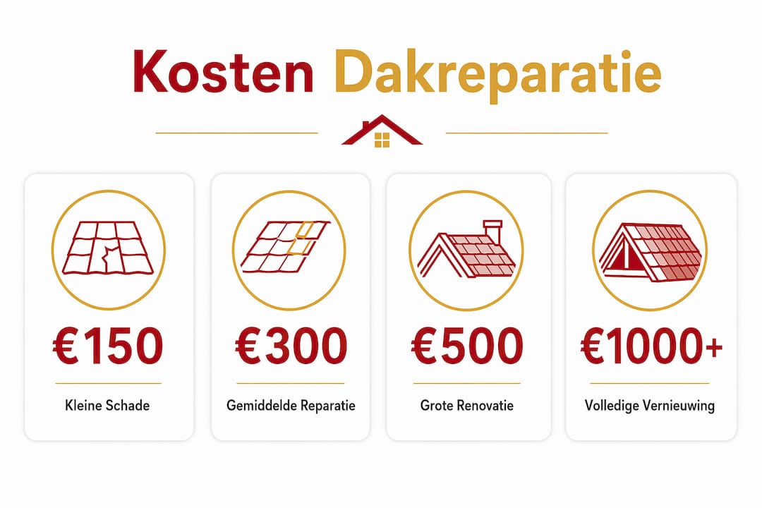 Overzichtelijke infographic: wat kost een dakreparatie?