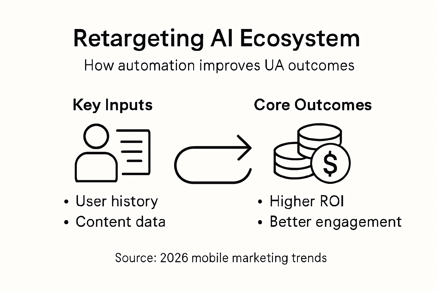 Infographic AI automation in retargeting strategies