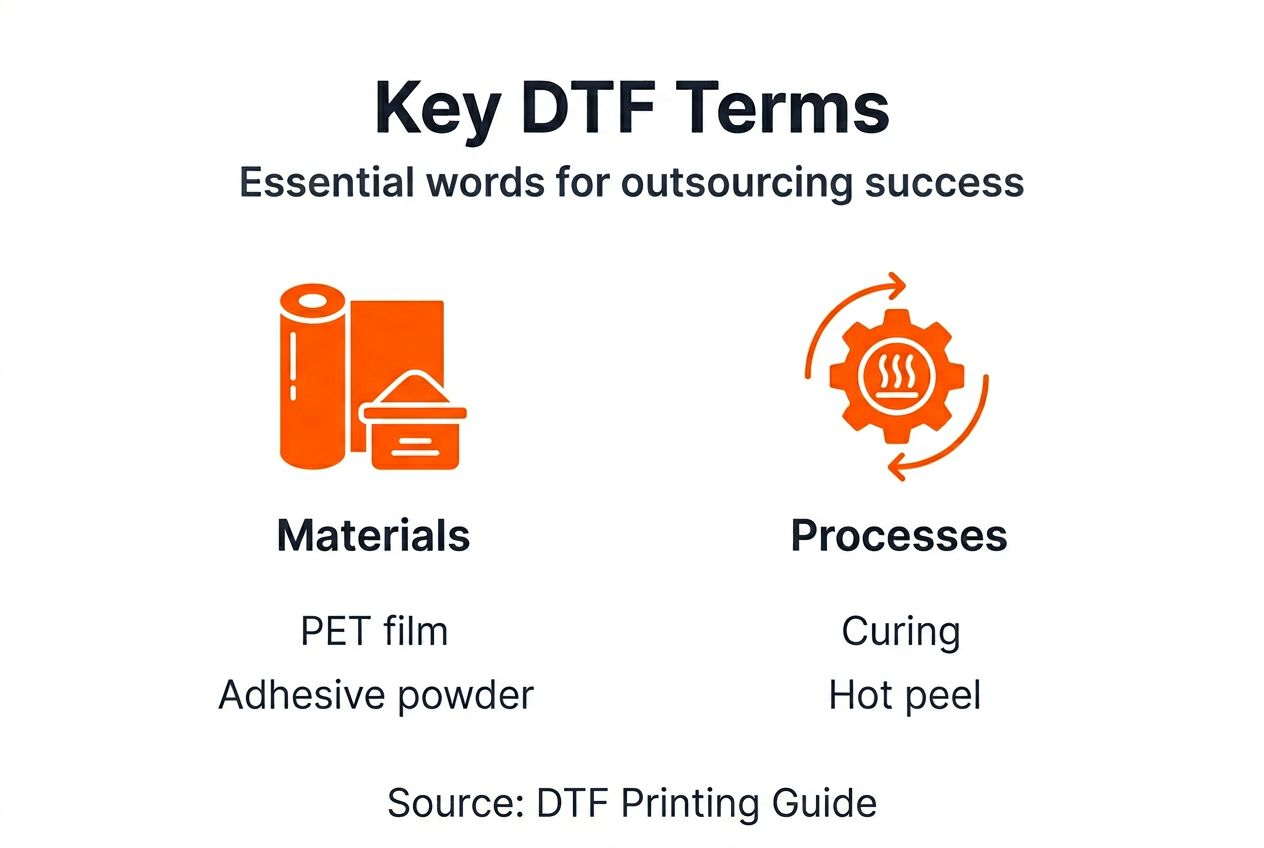 Infographic explains key DTF printing terms