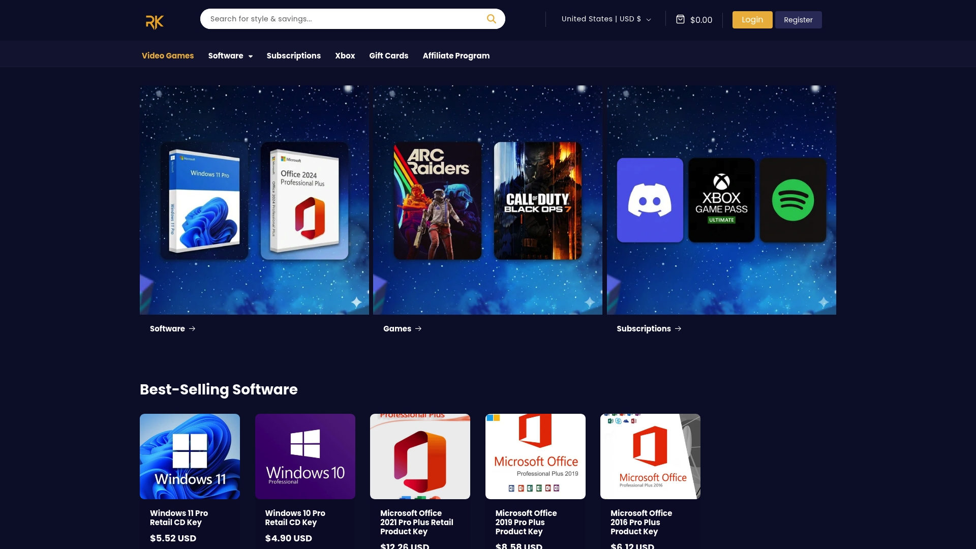 Tangkapan Layar Produk