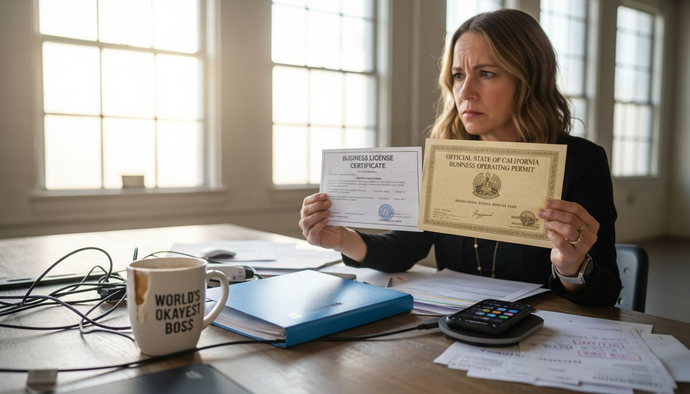 Proprietário de empresa compara licenças de software reais e falsas