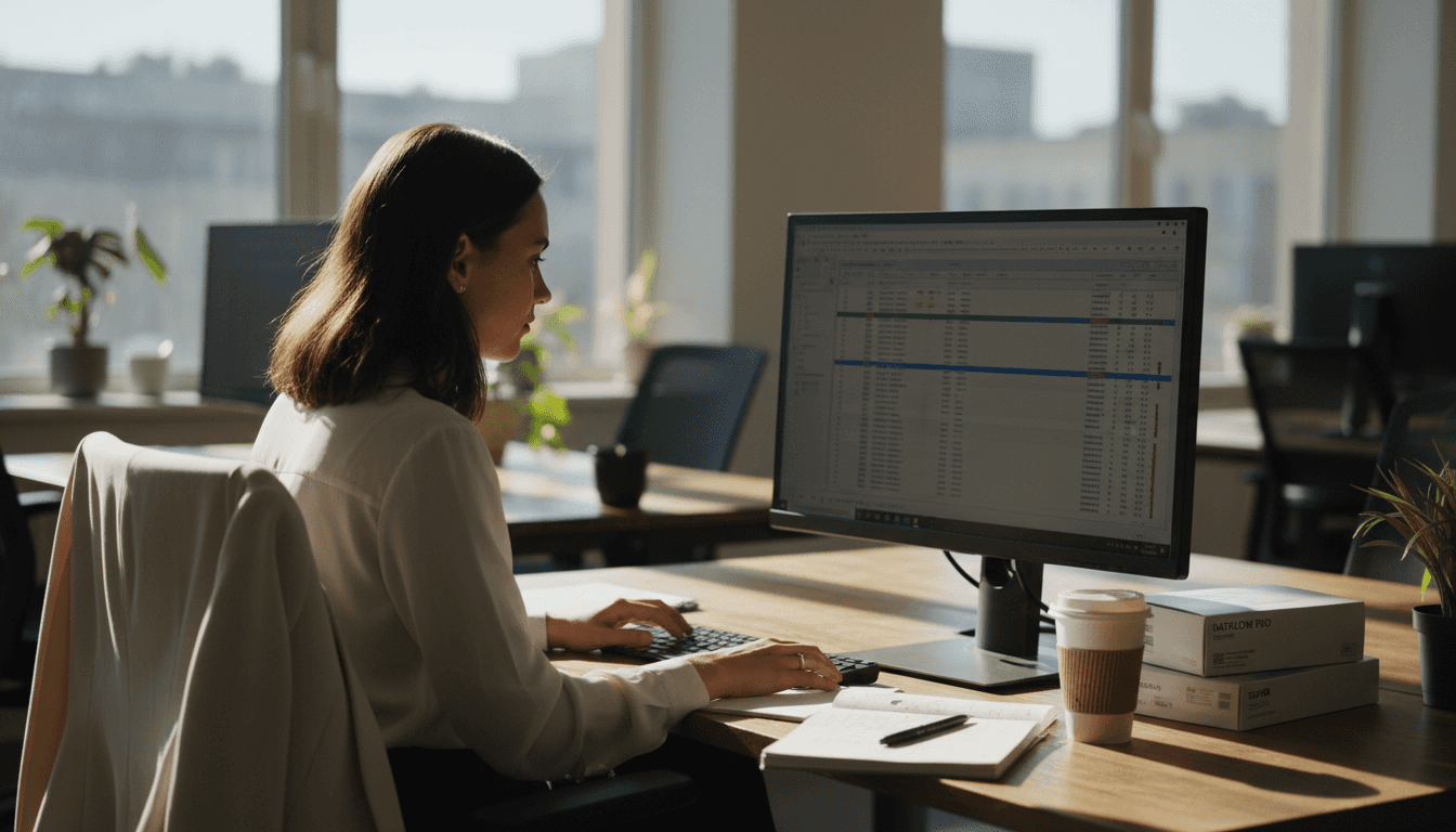 User working on licensed Windows PC