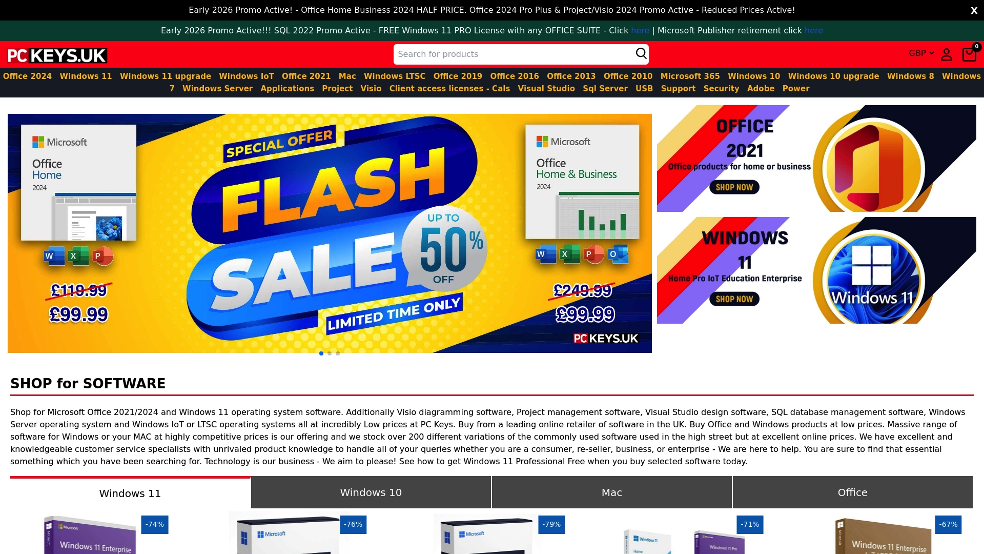 Schermata del prodotto