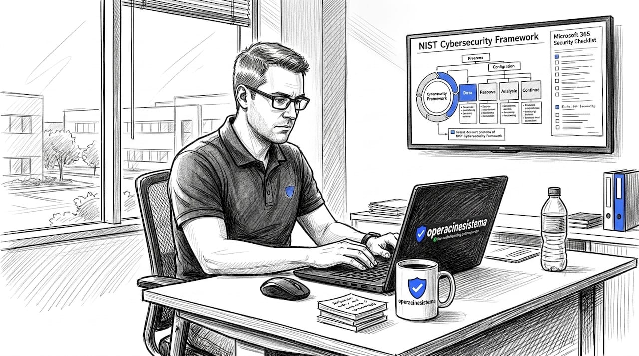 IT manager reviews Microsoft security checklist