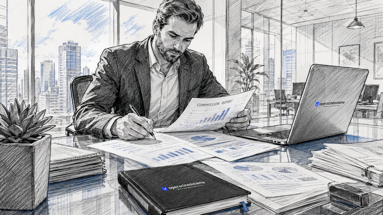 Professional reviewing software sales commission documents