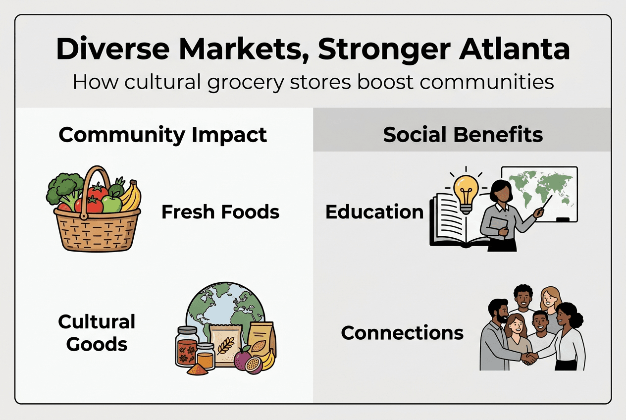 Infographic on cultural markets’ community impact