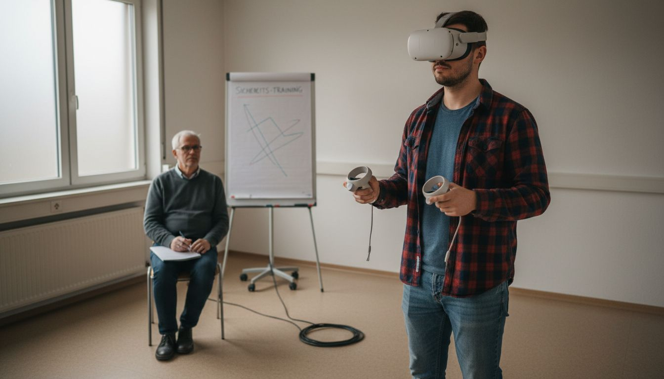 Virtuelles Sicherheitstraining im modernen Schulungsraum